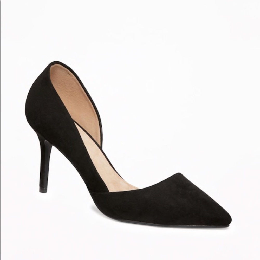 Suede D’Orsay Pumps